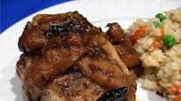 Chinese Pork Chops W/ Peach Sauce Chinese Pork Chops W/ Peach Sauce