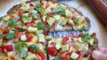 Zucchini Chia Pizza Crust Zucchini Chia Pizza Crust