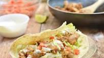 Chicken Soft Tacos with Secret Sauce Chicken Soft Tacos with Secret Sauce