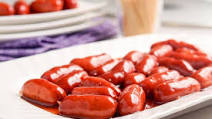 Crock Pot Mini Smoked Sausages With Grape Jelly Sauce Crock Pot Mini Smoked Sausages With Grape Jelly Sauce