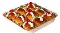 Candied Fruit Hot Cross Buns Candied Fruit Hot Cross Buns