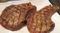 Grilled Berkshire Heritage Breed Pork Chop with Rosemary Grilled Berkshire Heritage Breed Pork Chop with Rosemary