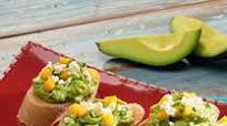 Toast with Guacamole, Feta Cheese, and Mango Toast with Guacamole, Feta Cheese, and Mango