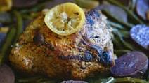 Slow Cooker Lemon Garlic Pork & Veggies Slow Cooker Lemon Garlic Pork & Veggies