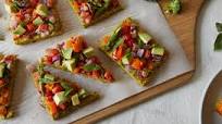 Broccoli-Crust Veggie Pizza Broccoli-Crust Veggie Pizza