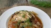 Slow Cooker Pork Chops with Cabbage and Fennel Slow Cooker Pork Chops with Cabbage and Fennel