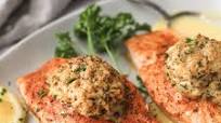 Crab Stuffed Salmon Crab Stuffed Salmon