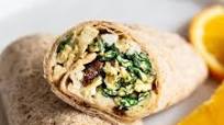 Egg, Spinach and Feta Breakfast Wrap Egg, Spinach and Feta Breakfast Wrap