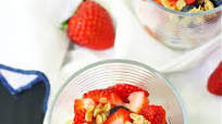 Dairy Free Yogurt Parfait with Fruit. Dairy Free Yogurt Parfait with Fruit.