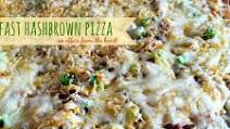 Breakfast Hashbrown Pizza Breakfast Hashbrown Pizza