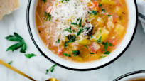 Slow Cooker Winter Vegetable Soup with Split Red Lentils Slow Cooker Winter Vegetable Soup with Split Red Lentils
