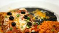 CHICKEN ENCHILADA Plate By Freda CHICKEN ENCHILADA Plate By Freda