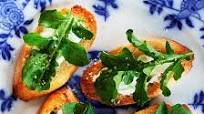 Fresh Arugula Bruschetta Fresh Arugula Bruschetta