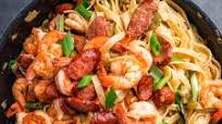 Cajun Shrimp and Sausage Pasta Cajun Shrimp and Sausage Pasta