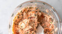 salmon rillettes (buttery salmon spread) salmon rillettes (buttery salmon spread)