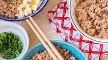 Soboro Don - Minced Chicken and Egg Rice Bowl Soboro Don - Minced Chicken and Egg Rice Bowl