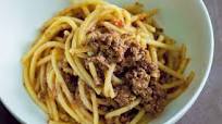 Spaghetti With White Meat Sauce Spaghetti With White Meat Sauce