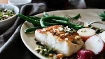 Pan-Seared Sablefish with Fresh Herb Salsa Pan-Seared Sablefish with Fresh Herb Salsa