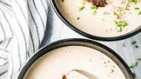 Creamy Paleo Cauliflower Soup with Bacon Creamy Paleo Cauliflower Soup with Bacon