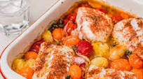 Baked Cod with Tomatoes Baked Cod with Tomatoes