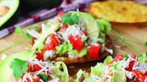 Easy Chicken Tostadas Recipe Easy Chicken Tostadas Recipe
