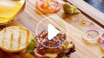 Hamburger on a bun Hamburger on a bun