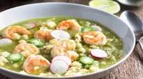 Pozole verde de camarón Pozole verde de camarón