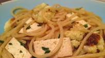 Whole Wheat Spaghetti With Tofu & Arugula Whole Wheat Spaghetti With Tofu & Arugula