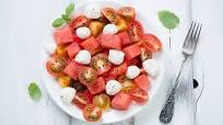 Heirloom Tomato & Watermelon Salad with Buffalo Mozzarella Heirloom Tomato & Watermelon Salad with Buffalo Mozzarella