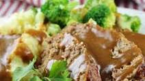 BBQ Oatmeal Meatloaf BBQ Oatmeal Meatloaf