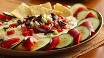 Greek Hummus Dip with Veggie Dippers Greek Hummus Dip with Veggie Dippers