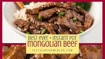 Mongolian Beef in the Instant Pot Mongolian Beef in the Instant Pot