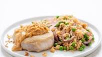 Pork Chop with Remoulade Sauce and Cajun Rice easy prep & pan included Pork Chop with Remoulade Sauce and Cajun Rice easy prep & pan included