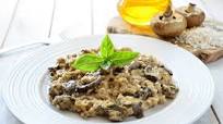 Mushroom Risotto with Parmesan Cheese Mushroom Risotto with Parmesan Cheese