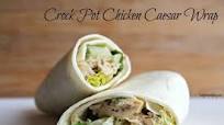 Crock Pot Chicken Caesar Wraps Crock Pot Chicken Caesar Wraps