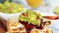 Hawaiian BBQ Quesadillas with Pineapple-Mango Guacamole Hawaiian BBQ Quesadillas with Pineapple-Mango Guacamole