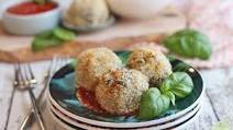 Vegan arancini (Italian rice balls) – in the air fryer or oven Vegan arancini (Italian rice balls) – in the air fryer or oven