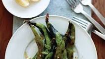 Grilled Fava Bean Pods with Chile and Lemon Grilled Fava Bean Pods with Chile and Lemon