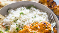 Easy Chicken Tikka Masala with Stove-Top Garlic Naan Easy Chicken Tikka Masala with Stove-Top Garlic Naan