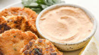 Salmon Patties and Remoulade Sauce (Keto + Whole30) Salmon Patties and Remoulade Sauce (Keto + Whole30)