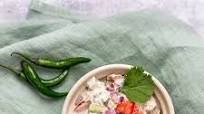 Tomato, Cucumber and Onion Raita Tomato, Cucumber and Onion Raita