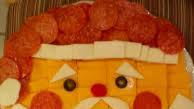 Santa Meat and Cheese Party Platter Santa Meat and Cheese Party Platter