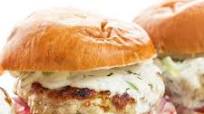 Greek Turkey Burgers with Creamy Tzatziki Sauce Greek Turkey Burgers with Creamy Tzatziki Sauce