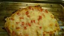 Seafood Pizza on Naan Bread Seafood Pizza on Naan Bread