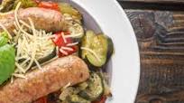 One Pan Italian Sausage, Tomatoes, and Zucchini One Pan Italian Sausage, Tomatoes, and Zucchini