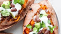 Black Bean Stuffed Sweet Potatoes Black Bean Stuffed Sweet Potatoes