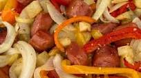Sheet Pan Sausage, Peppers, Onions and Potatoes Sheet Pan Sausage, Peppers, Onions and Potatoes