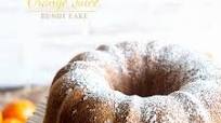 Orange Juice Cake with Powdered Sugar Orange Juice Cake with Powdered Sugar