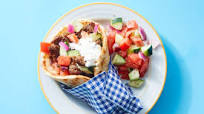 Ground Beef Gyro with Chopped Shepherd's Salad Ground Beef Gyro with Chopped Shepherd's Salad