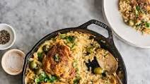 One-Pan Chicken and Rice with Olives and Lemon One-Pan Chicken and Rice with Olives and Lemon